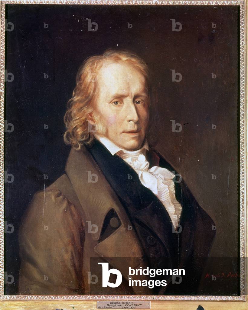 Porträt von Benjamin Constant (1767 - 1830) von Hercules de Roche.