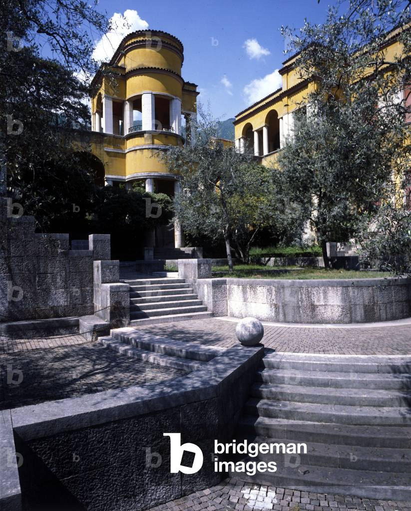 Gardone Riviera. Il Vittoriale: The garden. House of Gabriele d'Annunzio.