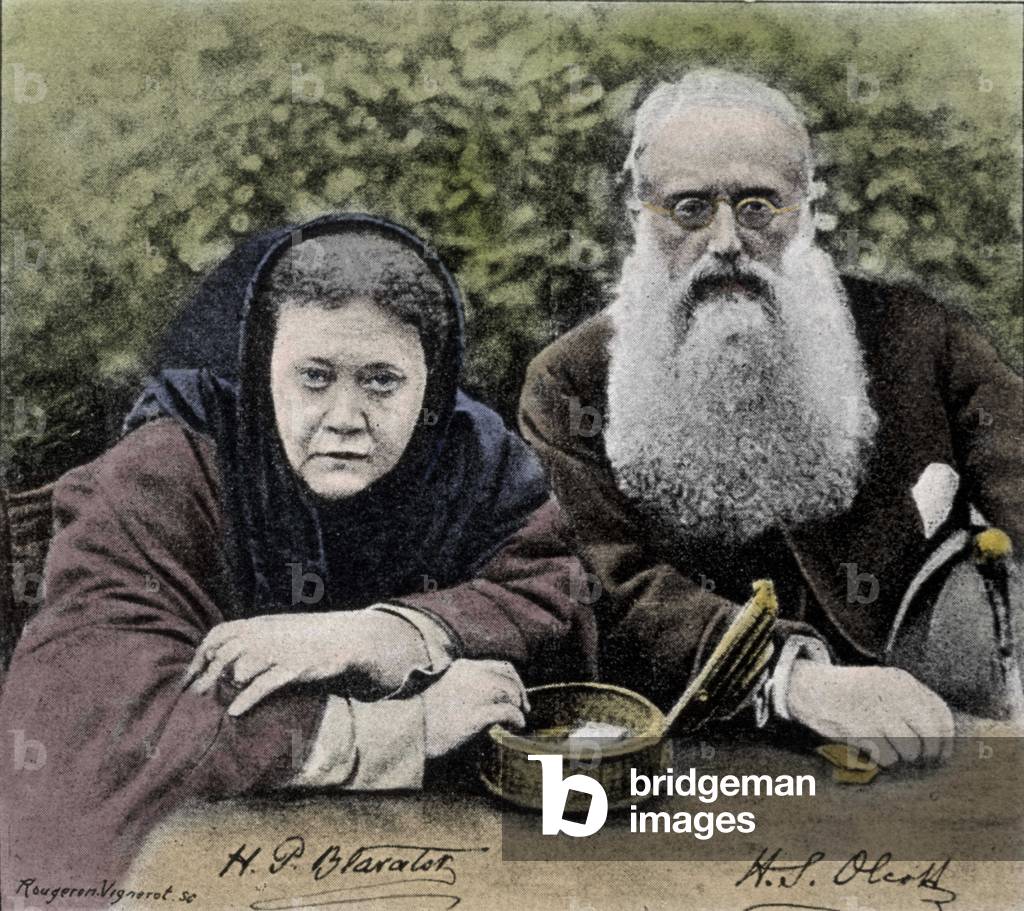 Elena Petrovna Blavatsky (1831-1891), Russian theosopher, co-founder of the Theosophical Society in 1875 with Henry Steel Olcott.