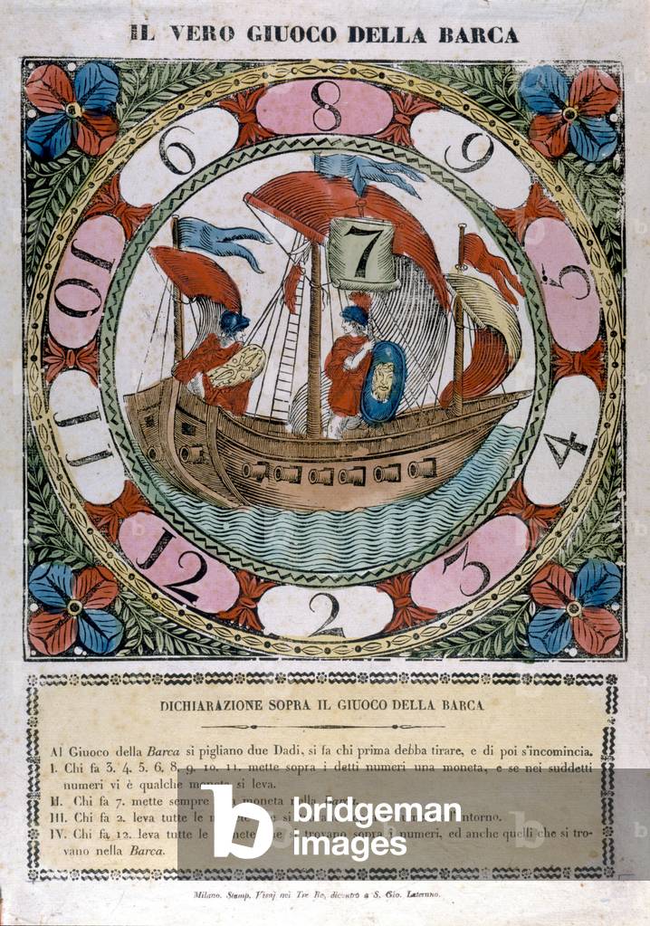 The game of the boat. 18th century