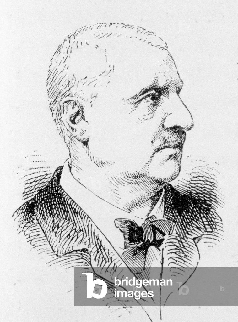 Image de Dessin représentant Portrait d'Anton Bruckner (1824 - 1896) 1801 par Unknown Artist, b/w