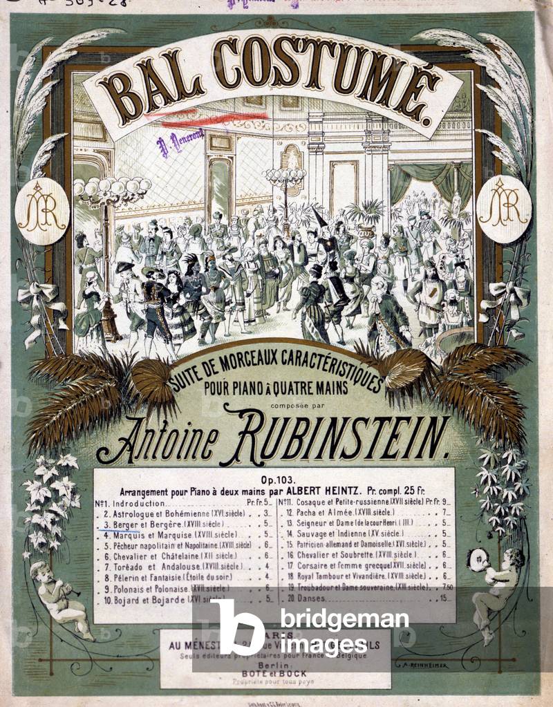 Cover of the score of 
