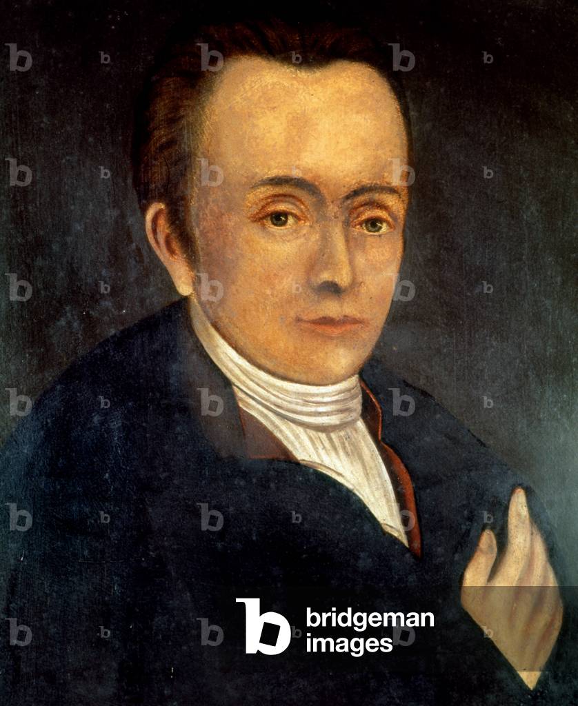 Portrait of Silvio Pellico (1789 - 1854). Anonymous paint.Museo del Risorgimento. Rome