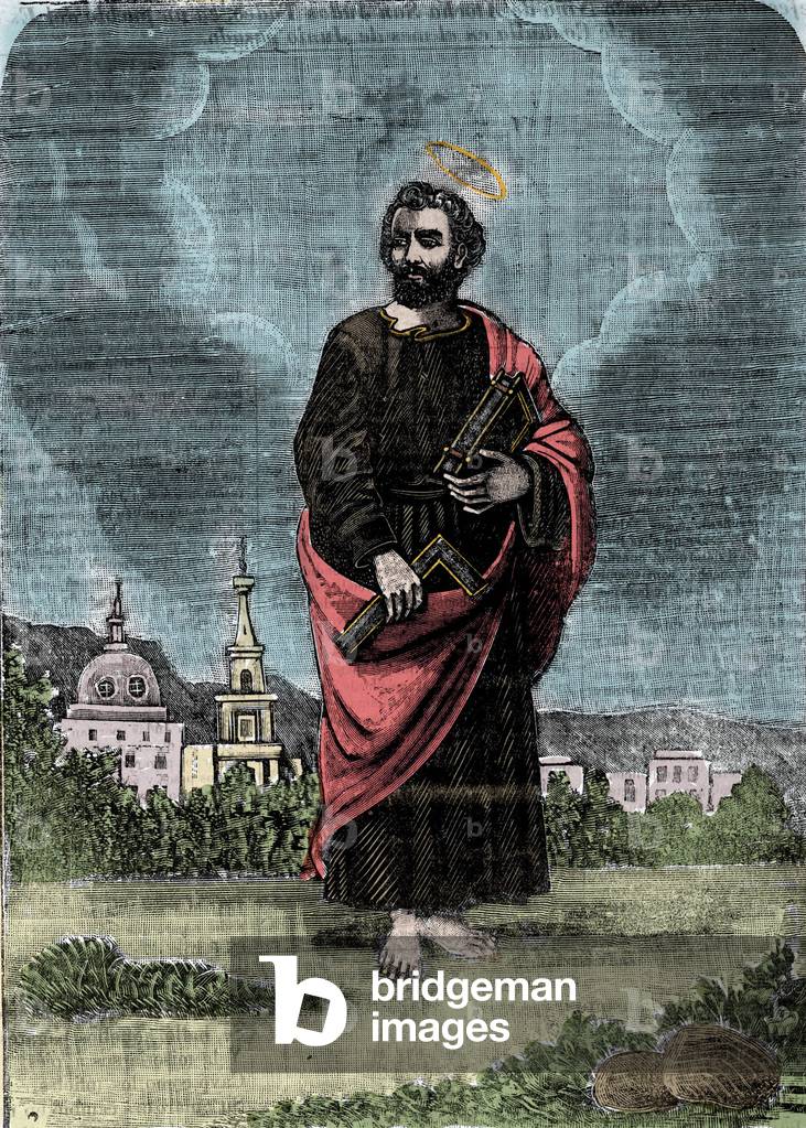 Representation of the apostle Saint Jude or Jude Thaddee.