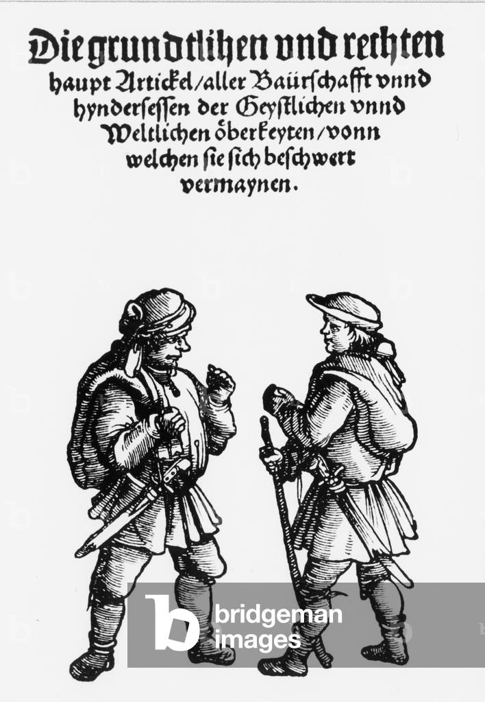 German peasants arms during the 16th century revolt.