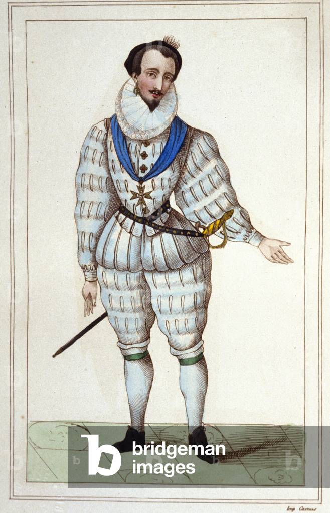 Mignon by Henri III. engraving from 1830