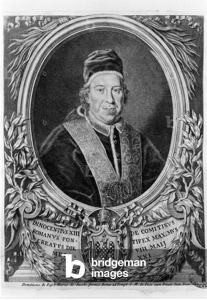 Portrait of Innocent XIII (1655 - 1724).