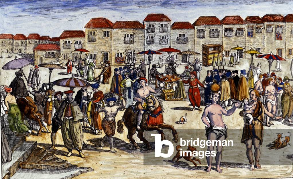 A market in Goa, India.