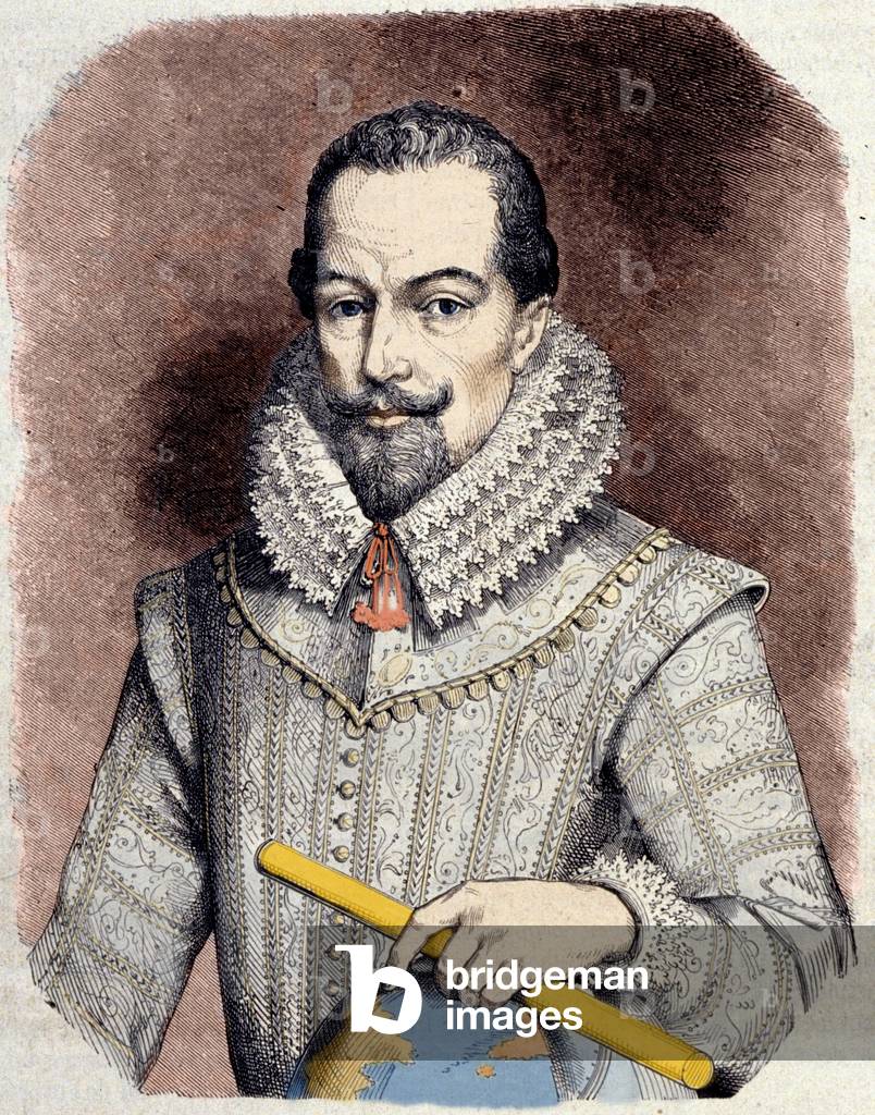 Portrait of Sir Walter Raleigh (1552-1618), English courtier, navigator and writer.