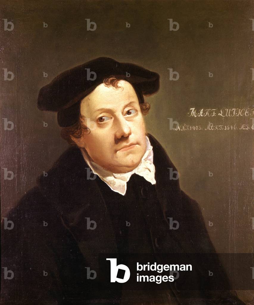Portrait of Martin Luther (1483 - 1546) - Cathedrale, Roskilde