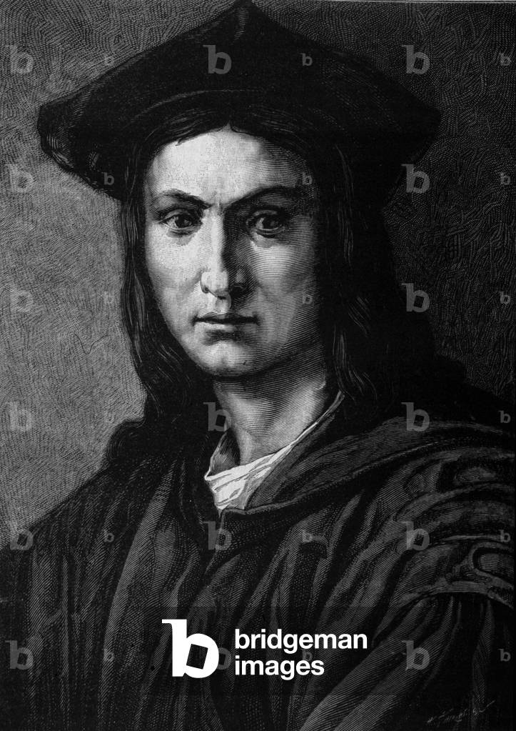 Portrait of Andrea d'Agnolo di Francesco dit Andrea del Sarto, Italian Renaissance painter (1486-1530).