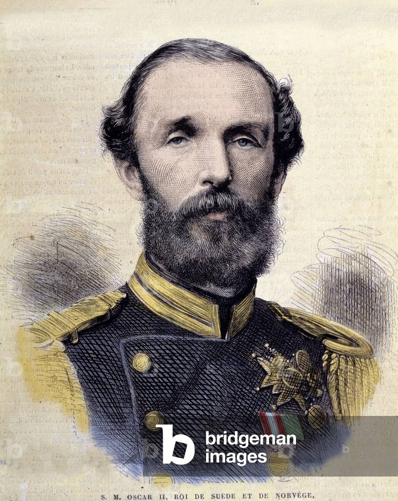 Portrait of Oscar II (1829-1907), King of Sweden and Norway.