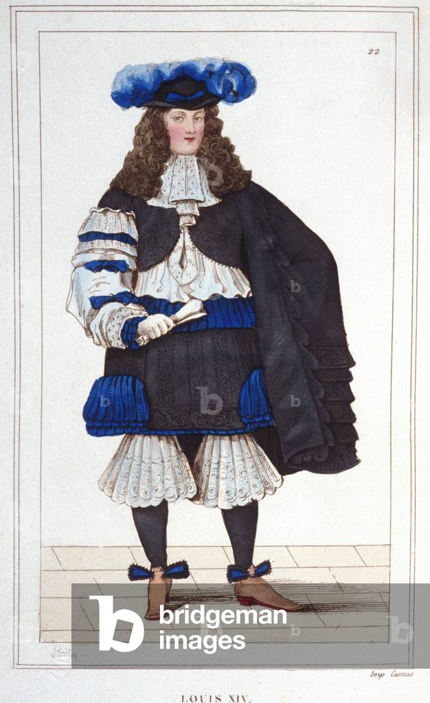 Portrait of Louis XIV (1638 - 1715), King of France.