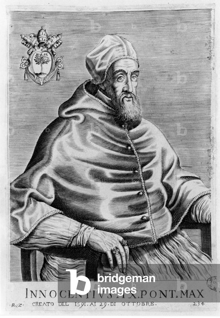 Portrait of Innocent IX (1519 - 1591).