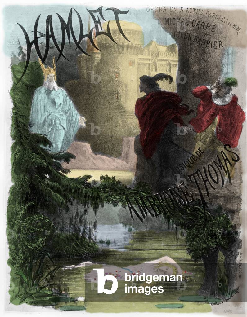 Hamlet  19th century, Opera Library (poster)