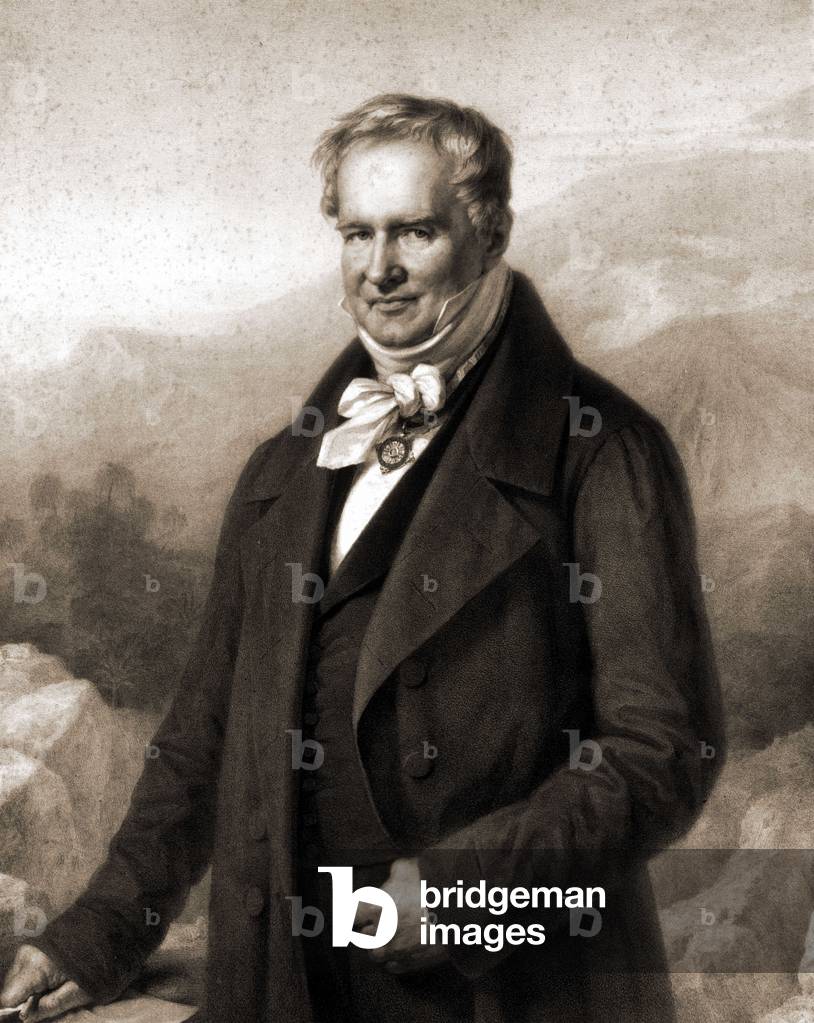 Portrait of Alexander Von Humboldt (Alexander of Humboldt, 1769-1859), German naturalist and explorer.