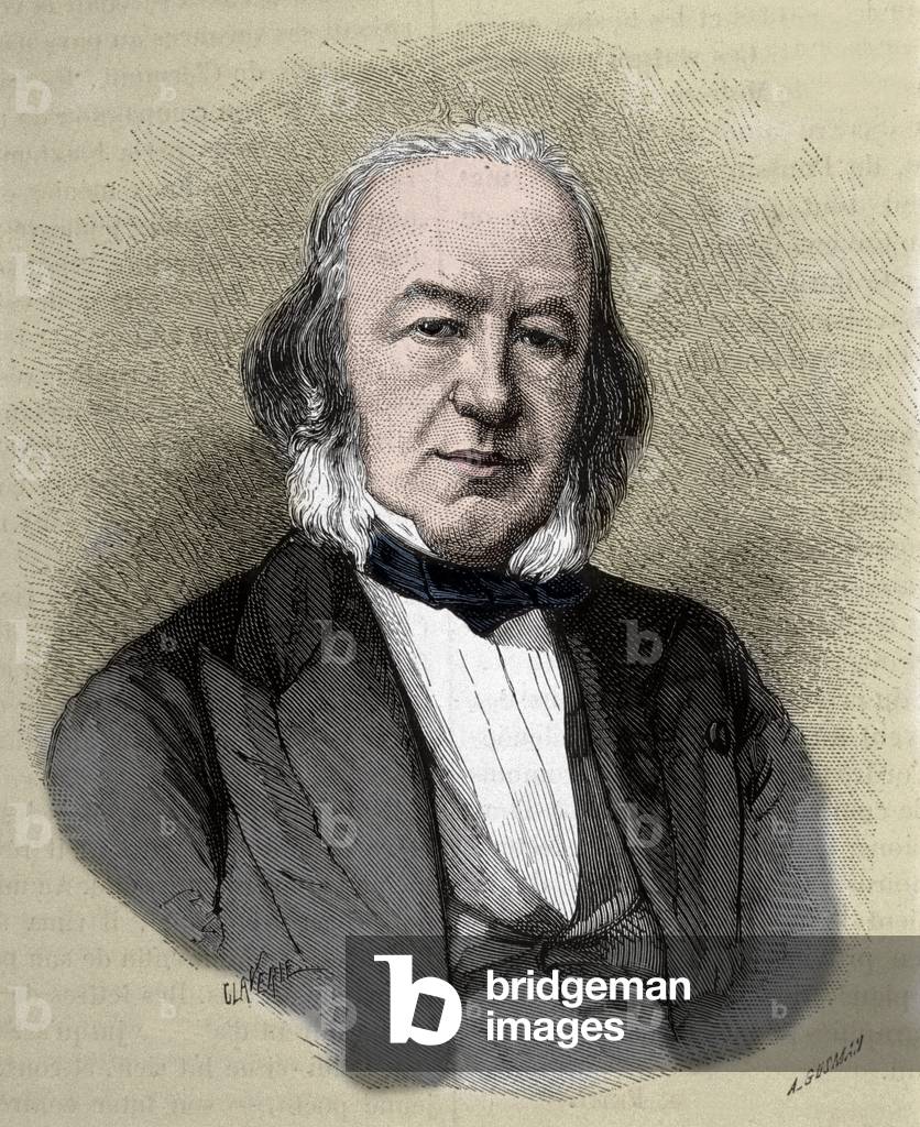 Portrait of Claude Bernard (1813 - 1878) French physiologist.