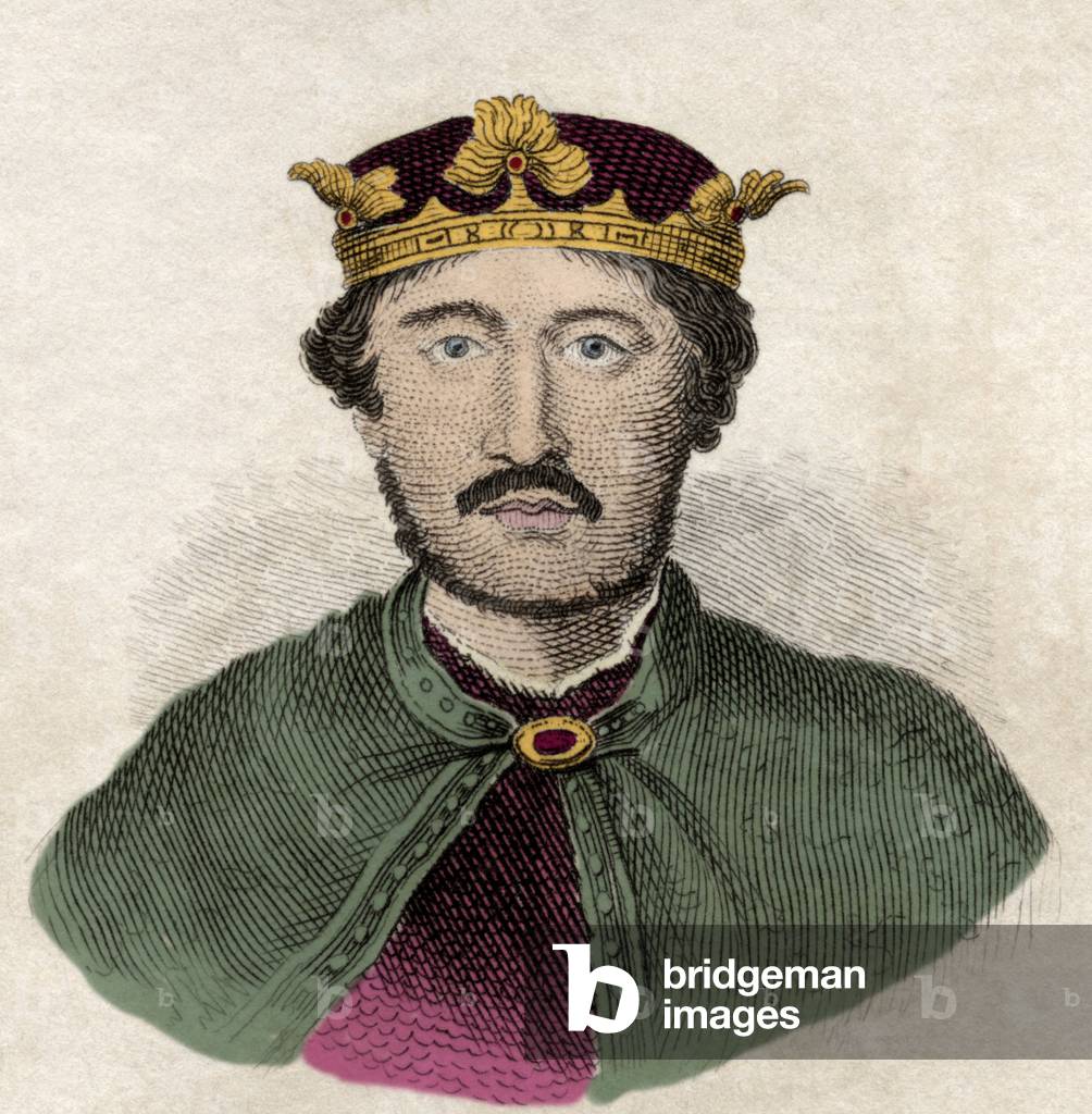 Portrait of Richard I the Lion Heart (1157 - 1199).