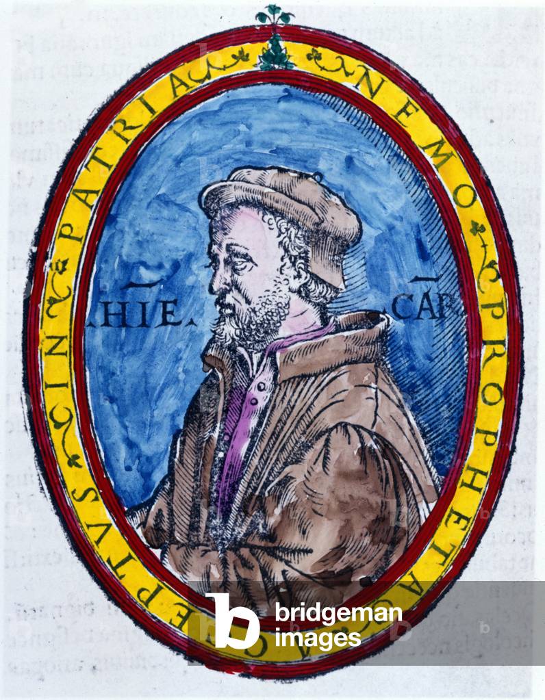 Image of (Cardanus Hieronymus) Jerome Cardan in Italian Gerolamo Cardano,  Italian doctor, by Unknown Artist, (16th century)