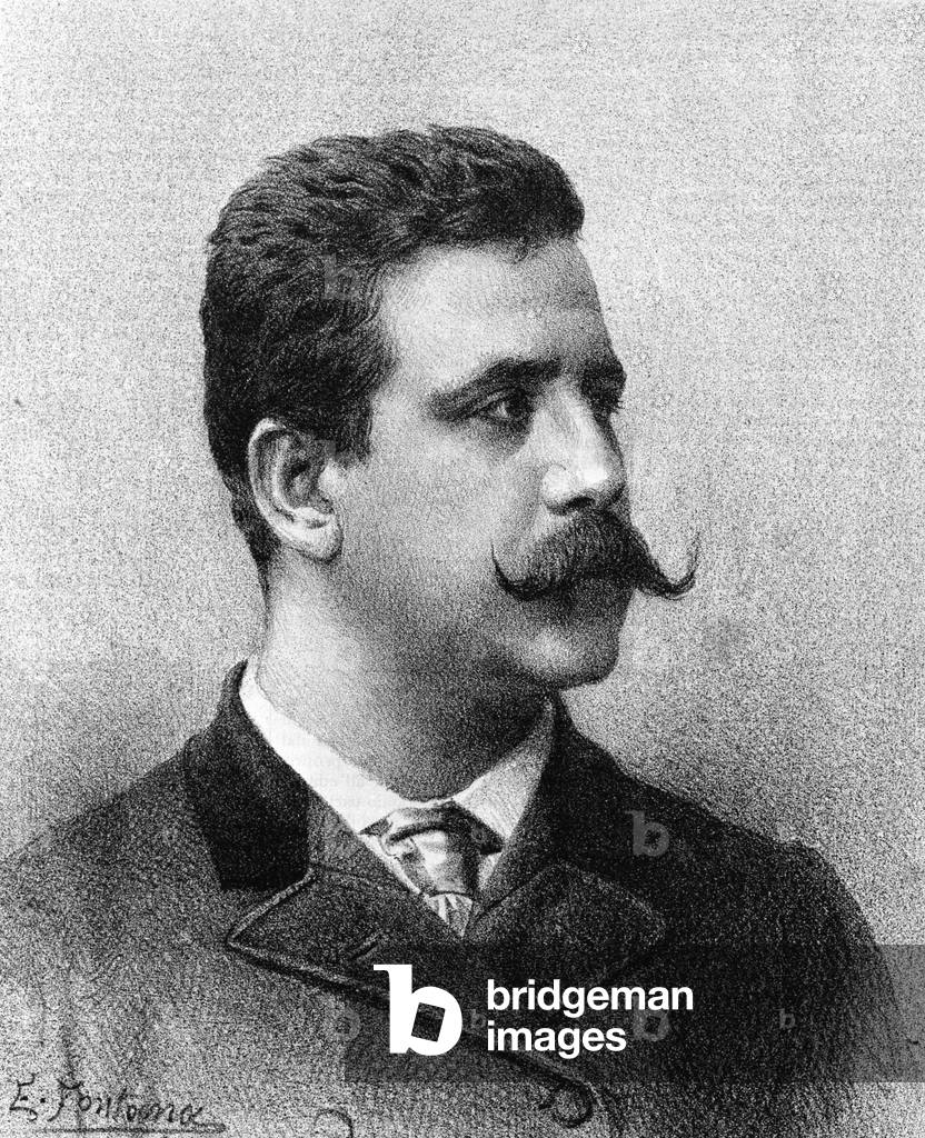Ruggero Leoncavallo. Italian composer (1858 to 1919).