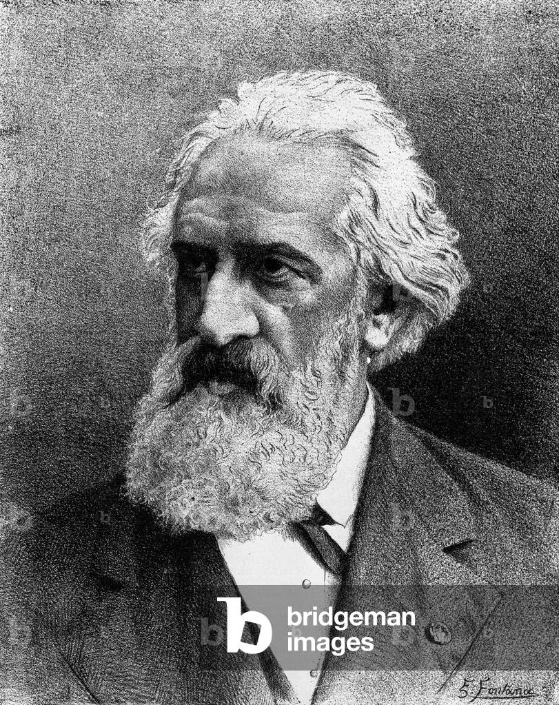 Portrait of Friedrich von Flotow (1812-1883) German composer.