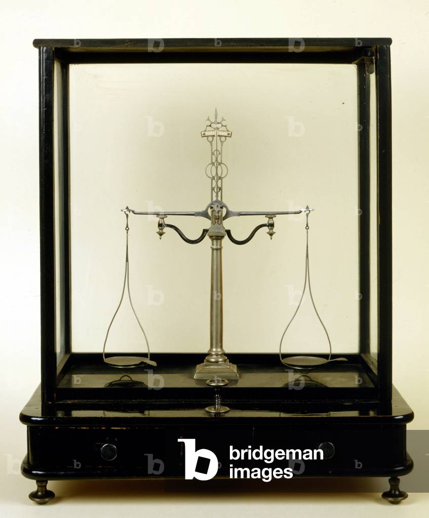 19th century pharmacy scale.
