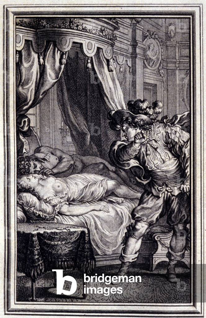 Mona Lisa - in “” Tales et nouvelles en vers”” by Jean La Fontaine. 1762.