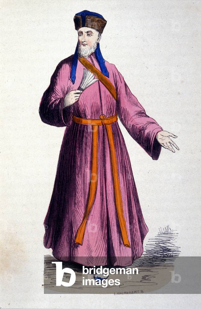 Father Matteo Ricci (1552-1610), Italian Jesuit, founder of the Catholic mission in China