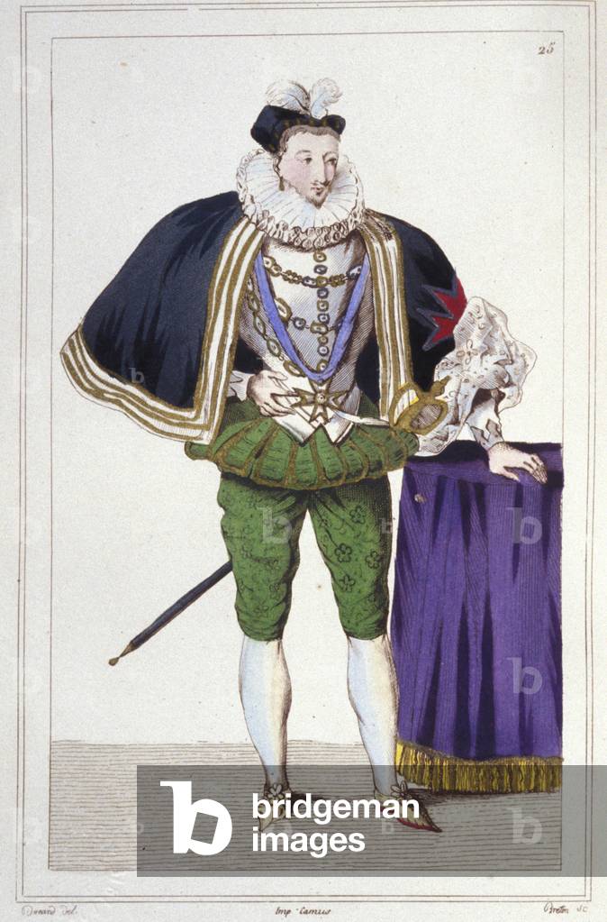 "Ritratto di Enrico III (1551 - 1589)" 1801 di Unknown Artist