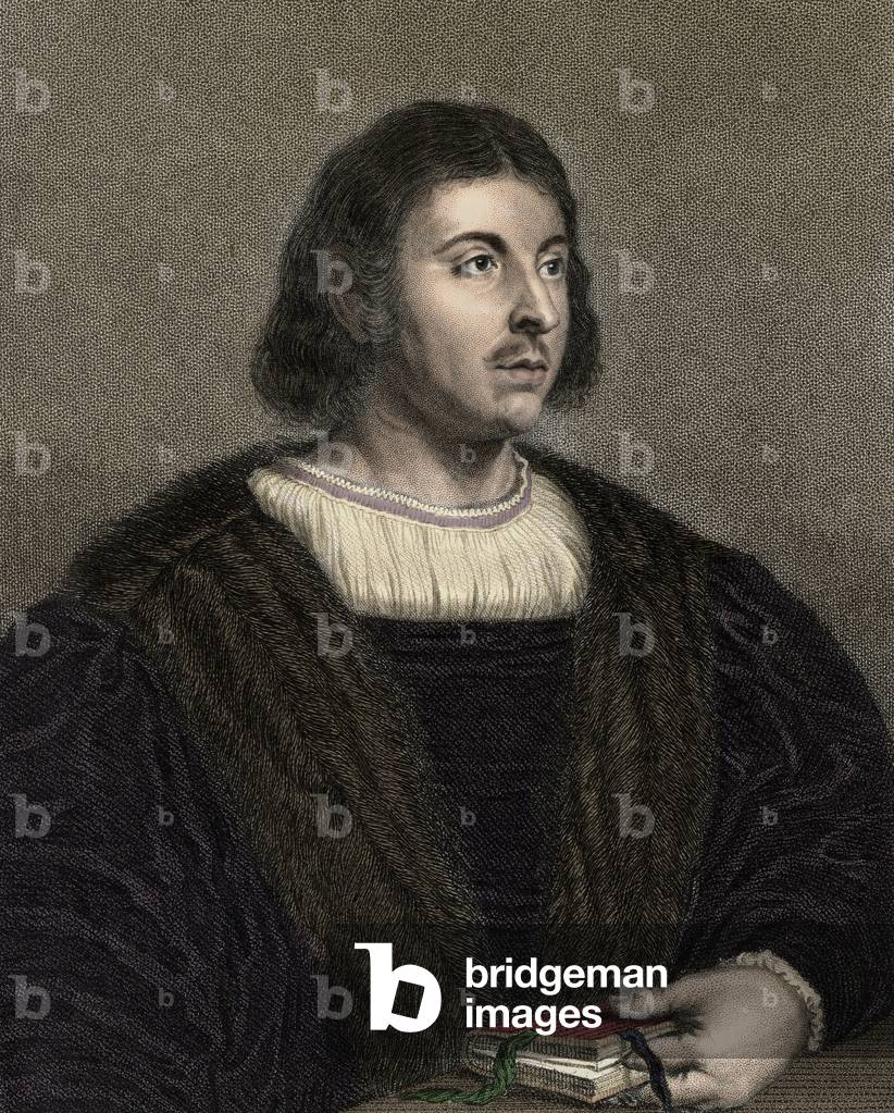 Giovanni Boccaccio (Boccace) 1313-1375 - engraving - 19th century