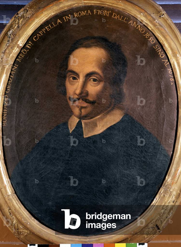 Portrait of Bonifazio Graziani (1604/1605-1664), Italian composer.