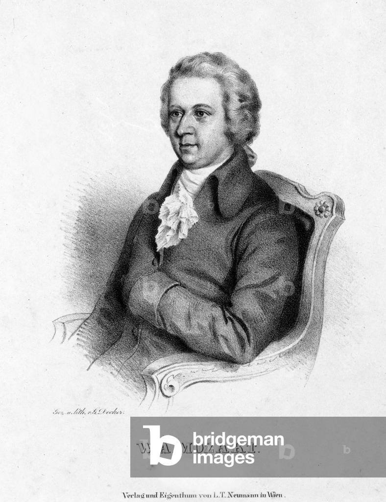 Portrait of Wolfang Amadeus Mozart (1756-1791)