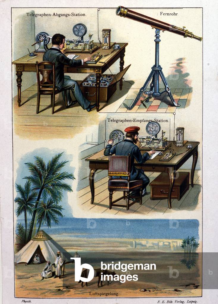 Table representing the telegraph sending office and the receiving office.