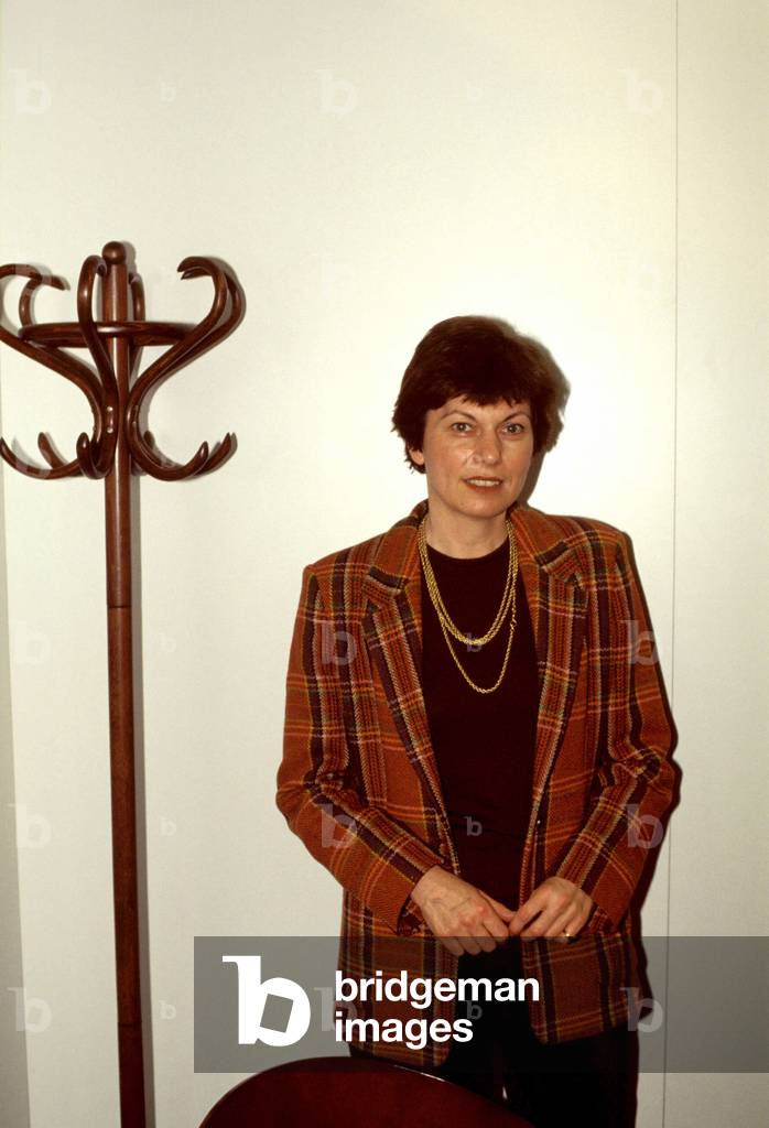 Portrait of the writer Pascale Roze (nee 1961). About 2004