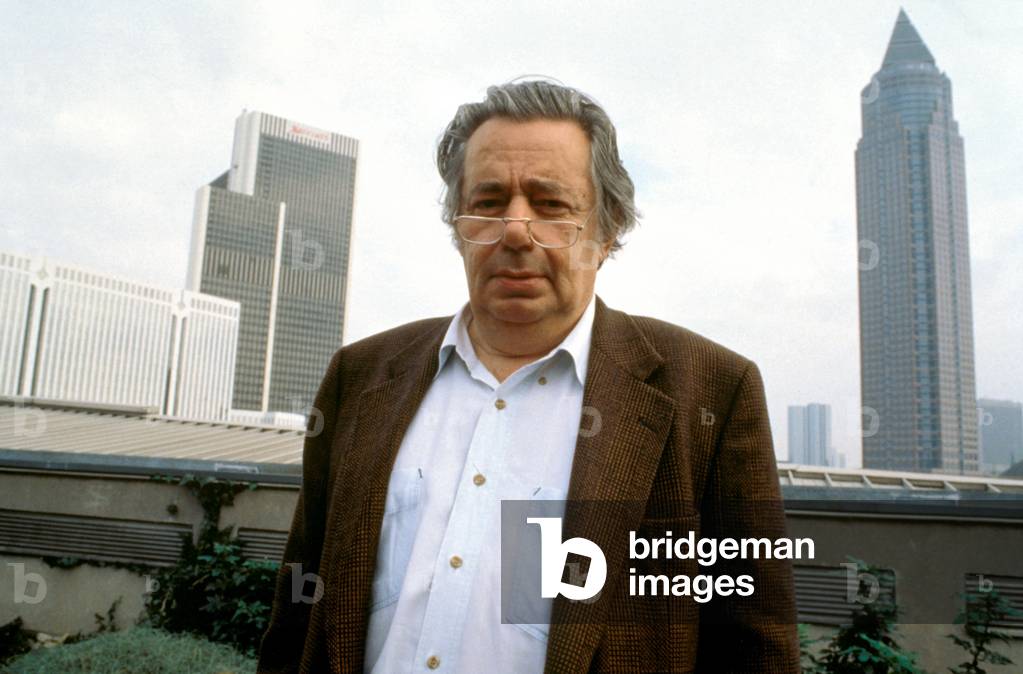 Portrait of the writer Mordechai Richler.