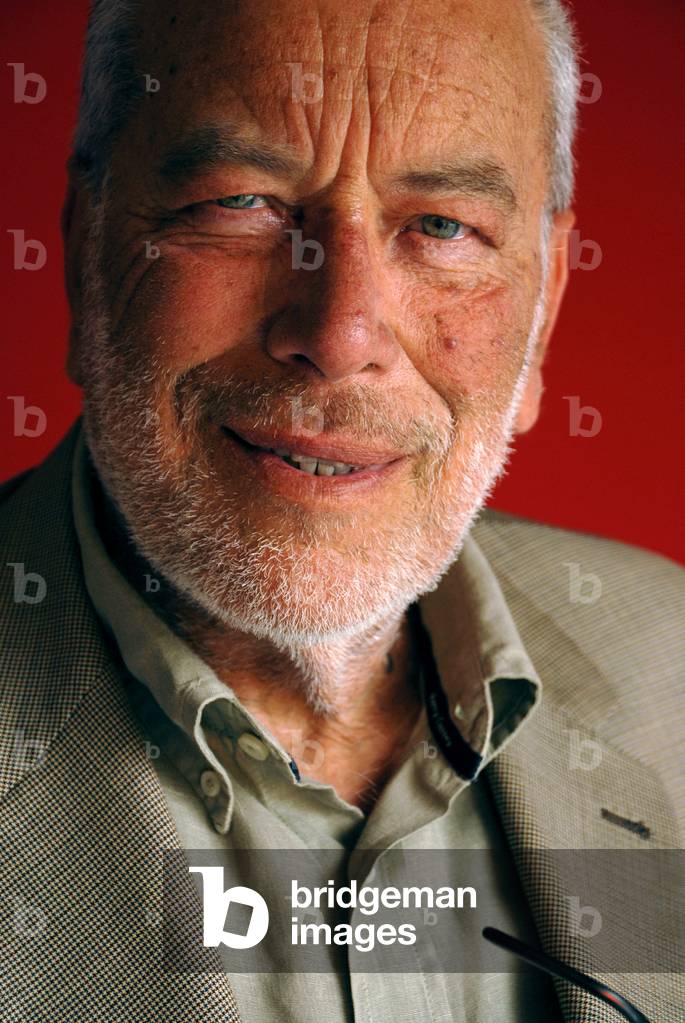 Portrait of the writer Danilo Mainardi in May 2008
