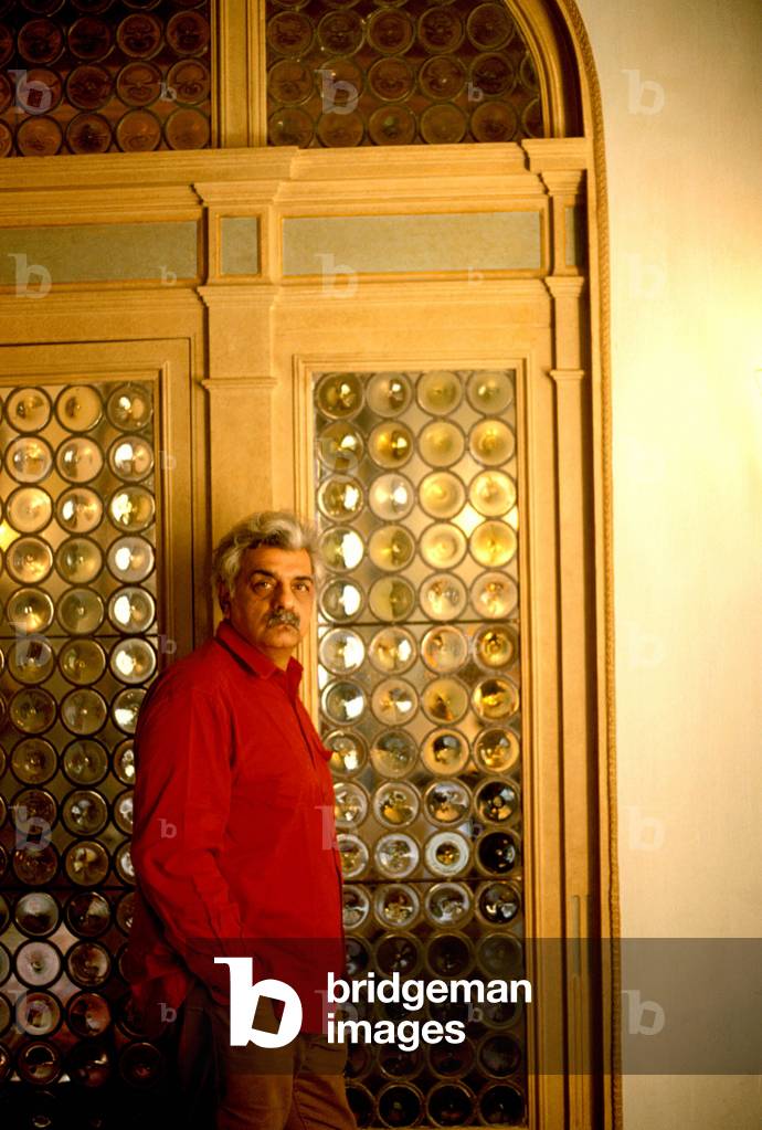 Portrait of British writer and director of Pakistani origin Tariq Ali (born 1943). 2005