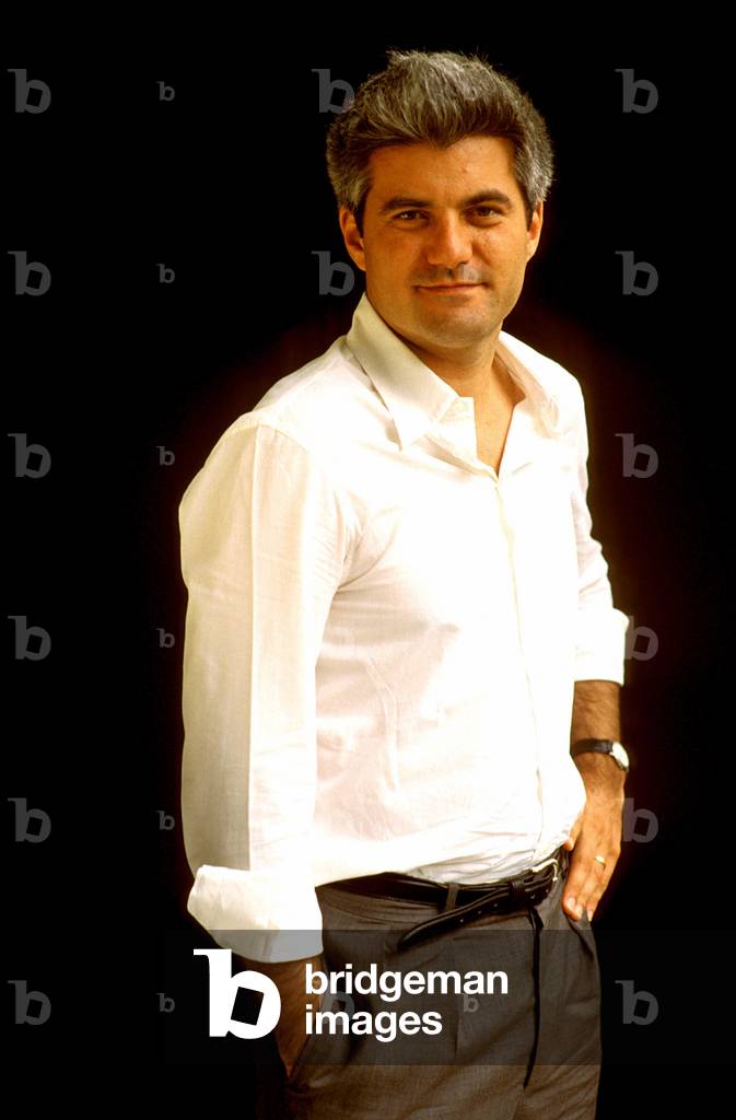 Portrait of Laurent Gaude, French writer.