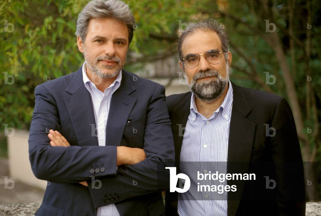 Portraits of scenarists Sandro Petraglia and Stefano Rulli. 2004