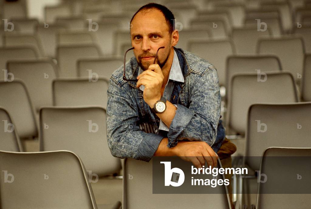 Portrait of the Russian writer Dmitry Prigov (Dmitrij).