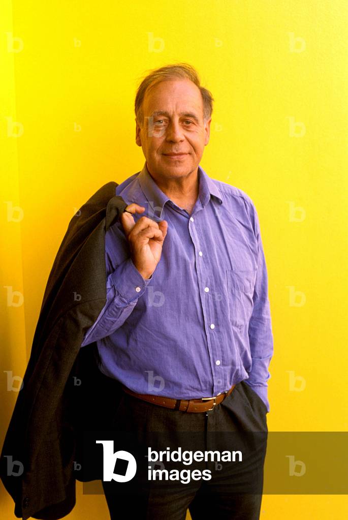 Portrait of Jean Ziegler Swiss writer and teacher.