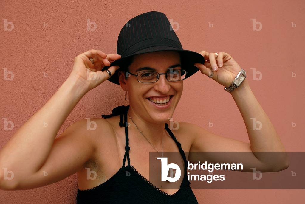 Portrait of the writer Licia Troisi. Photography 09/2008