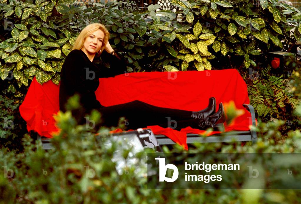 Portrait of Liza Marklund, Swedish writer.