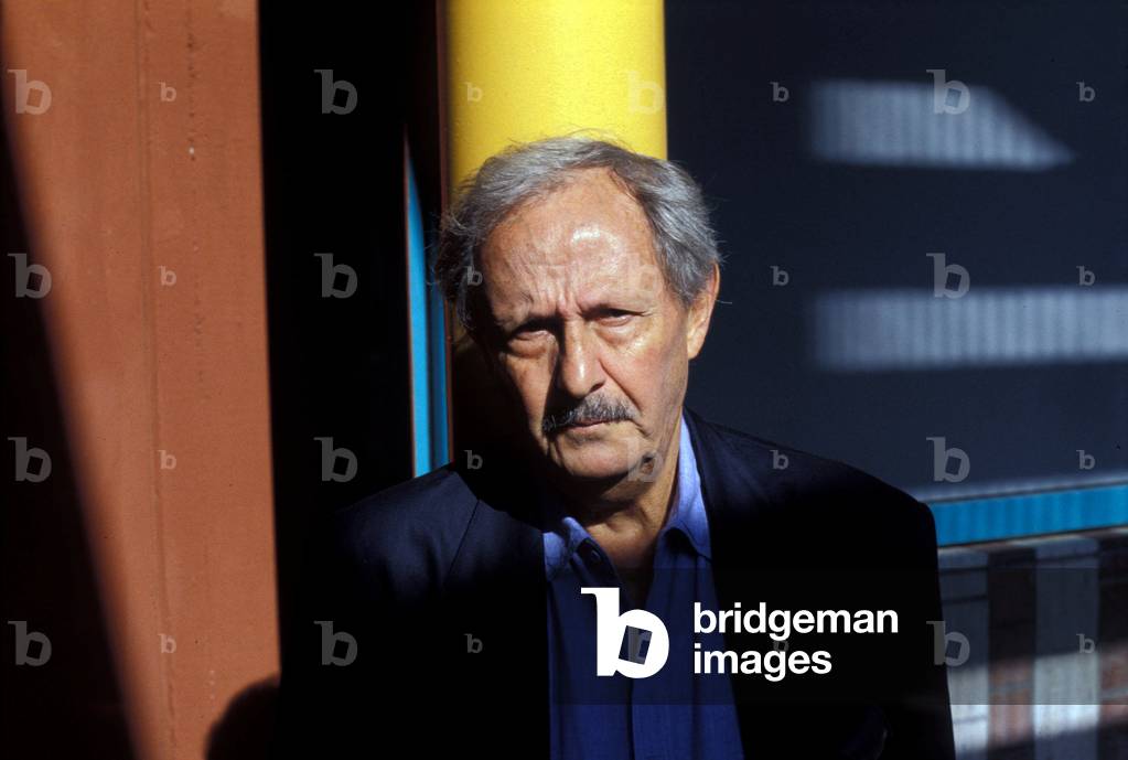 portrait of Carlos Franqui (1921-2010) writer, poet, journalist, art critic and Cuban political activist.