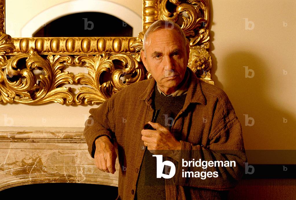 Portrait of Danish writer Jorn Riel. 2005