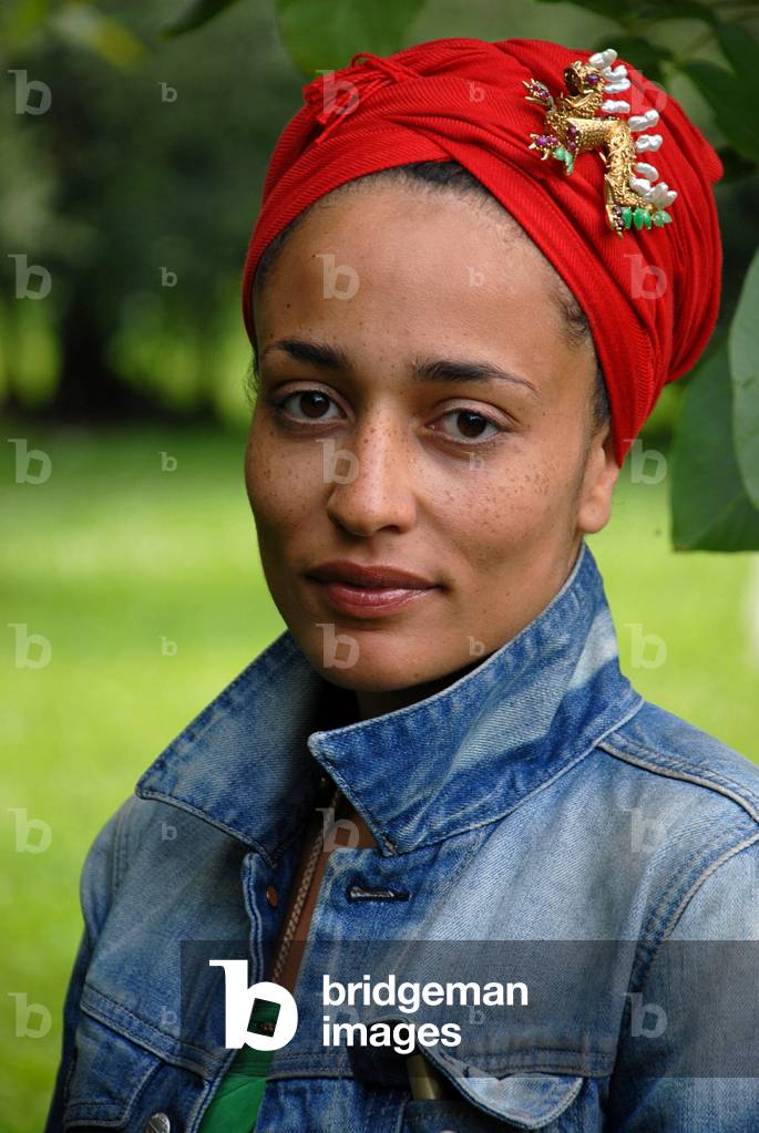 Portrait of writer Zadie Smith. Photography 2008.