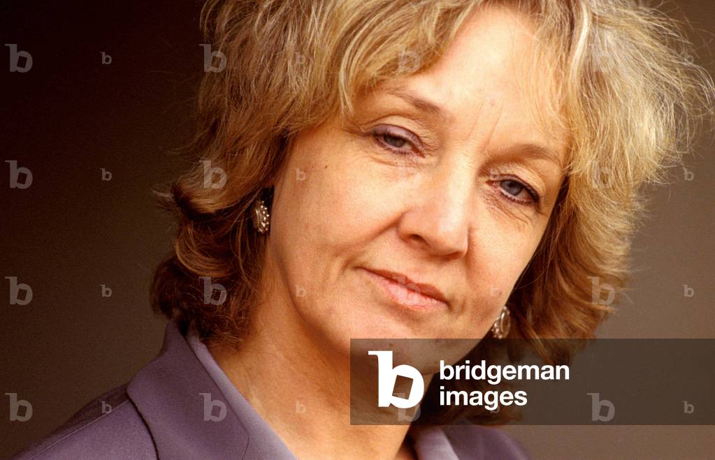 Portrait of the English writer Anne Fine (b. 1947).