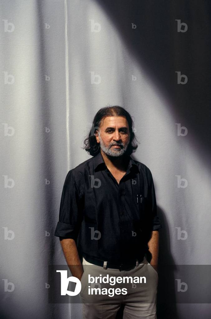 Portrait of Tarun J. Tejpal (Tarun Jit Tejpal), Indian writer and journalist.