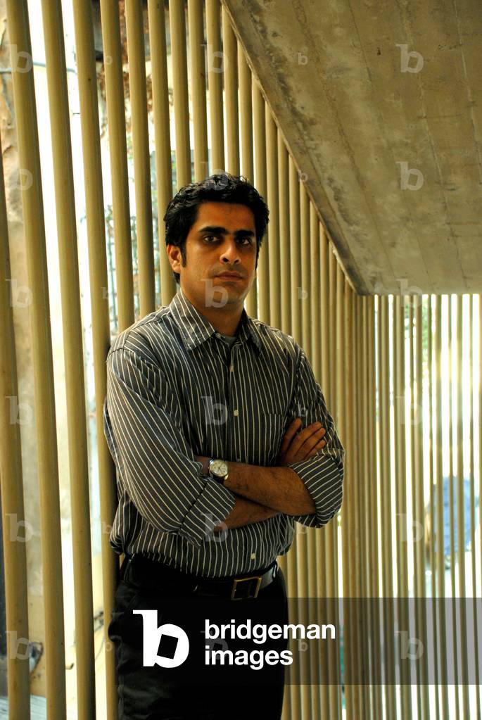 Portrait of the writer Altaf Tyrewala. Photography May 2008.