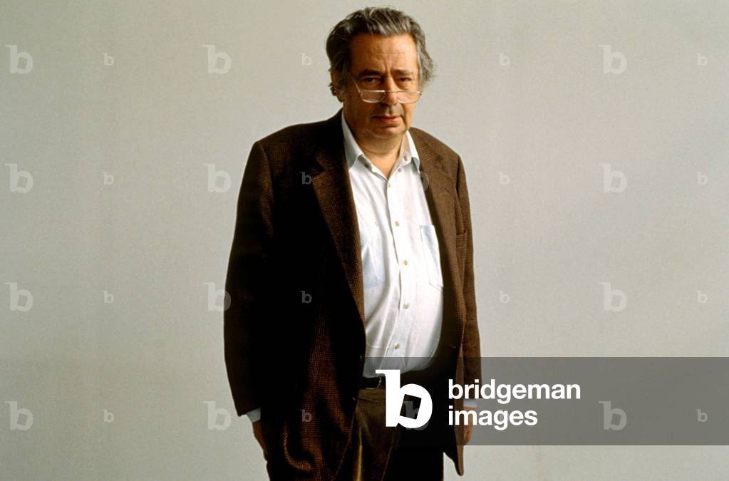 Portrait of the writer Mordechai Richler.